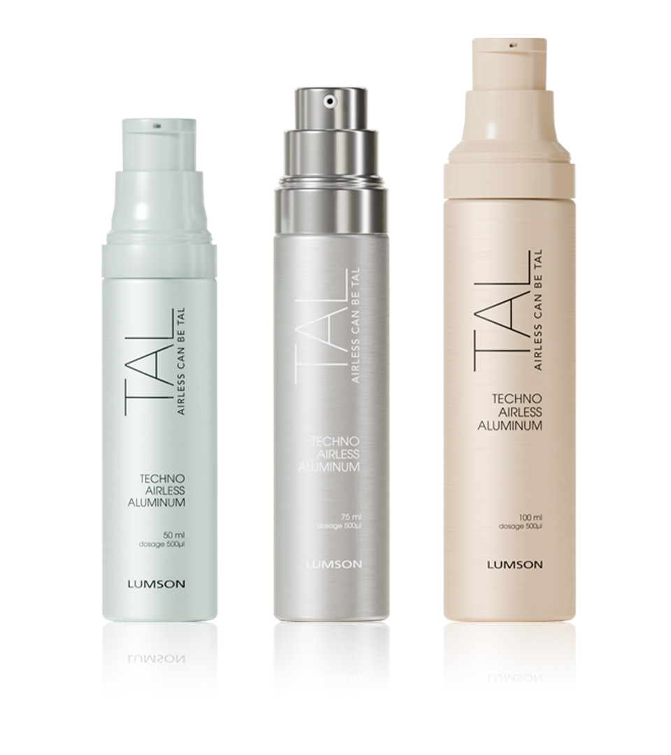 TAL 50–100ml - Airless Aluminum Bottles | Lumson