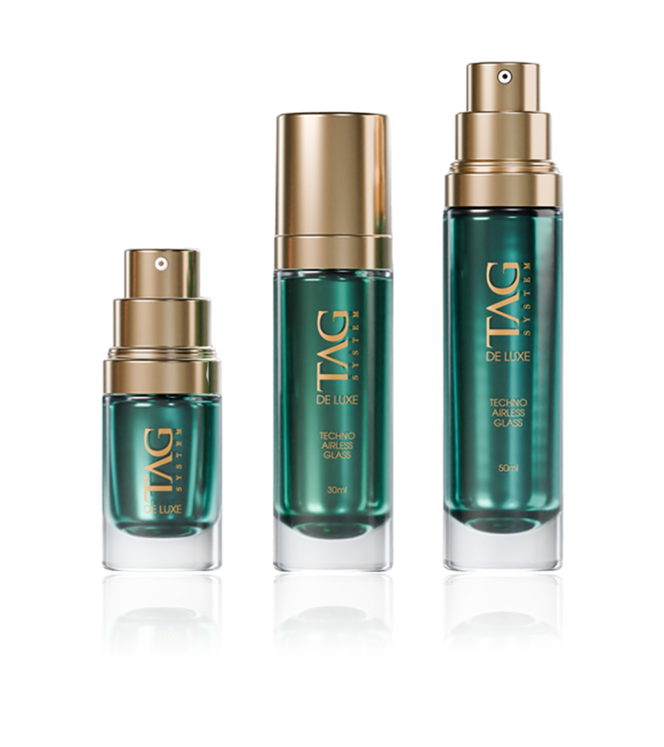 TAG 15–50ml - Airless Glass Bottles | Lumson