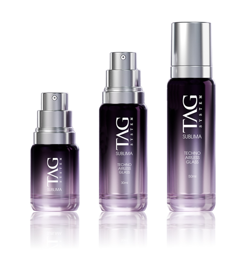 TAG 15–50ml - Airless Glass Bottles | Lumson